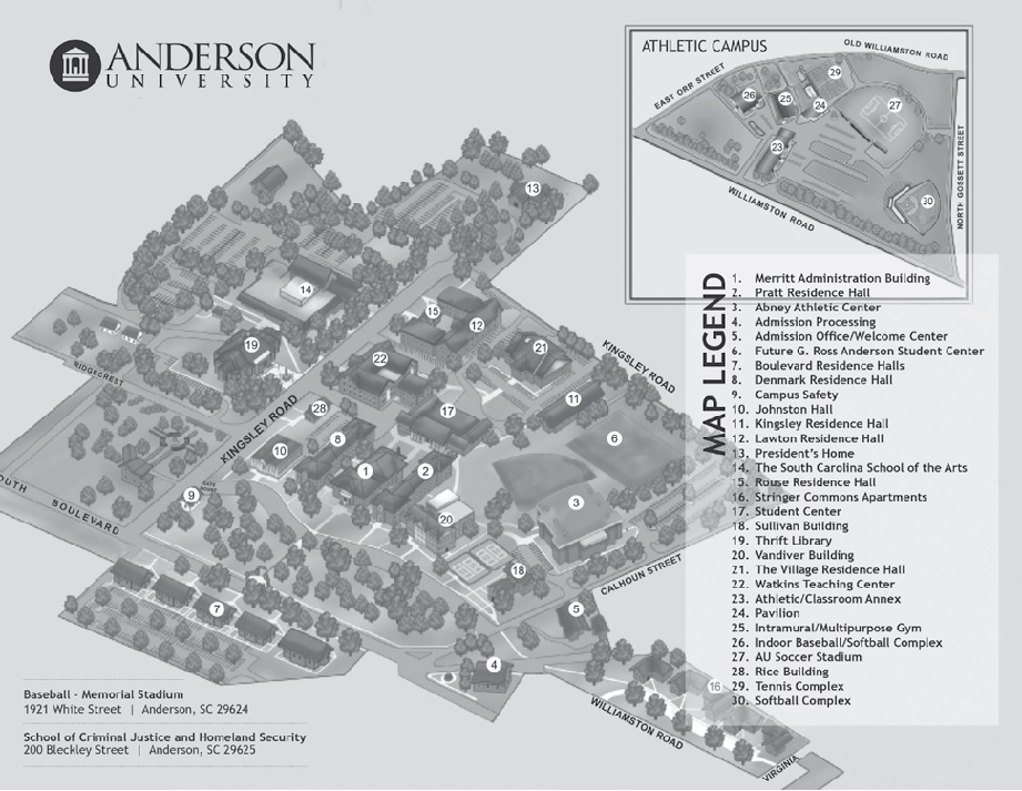 university of south carolina campus map